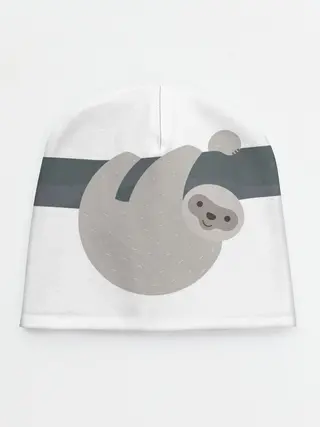 Детская шапка / Веселый ленивец