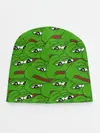 Детская шапка / Sad frogs