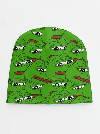 Детская шапка / Sad frogs