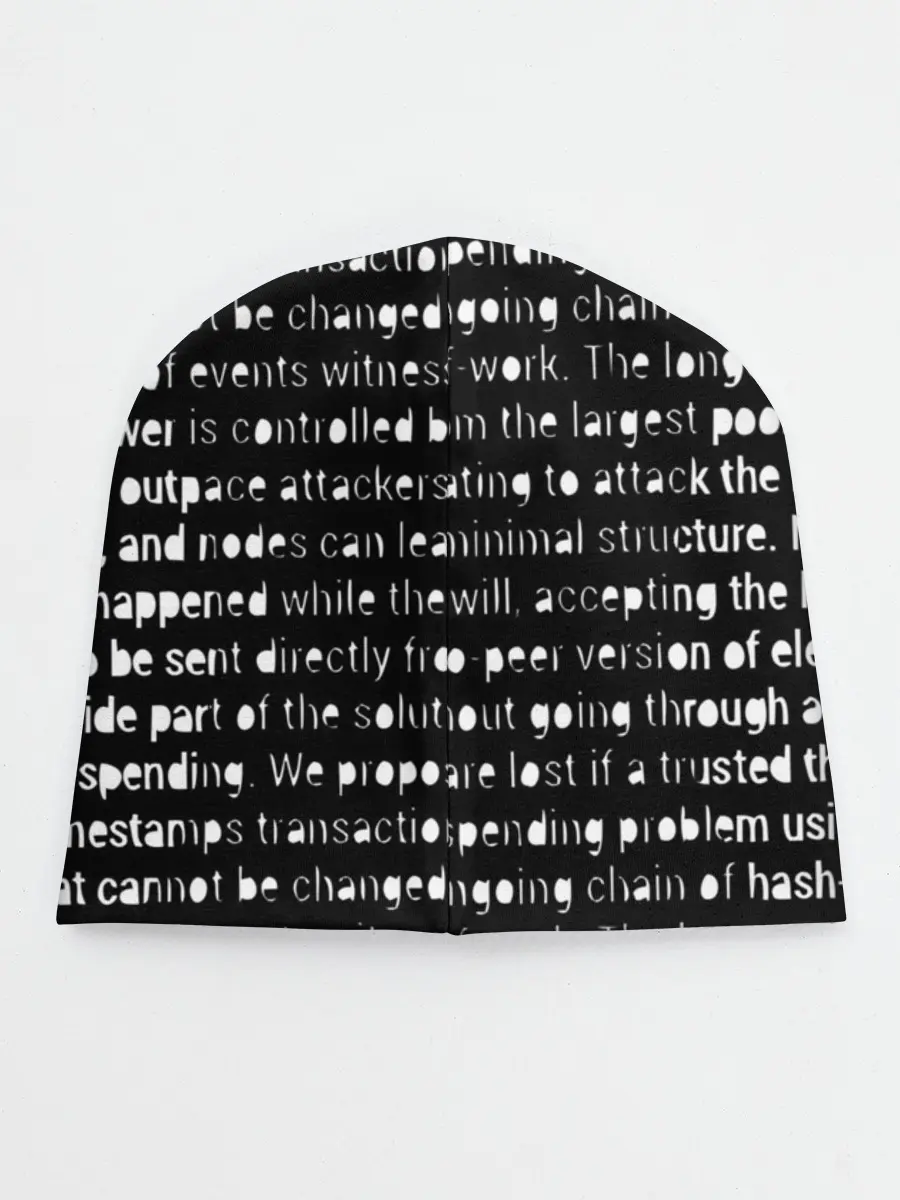 Детская шапка / BITCOIN