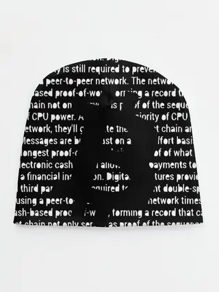 Детская шапка / BITCOIN