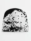 Детская шапка / Черно-белые капли