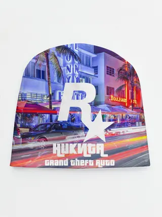 Детская шапка / Никита в стиле GTA