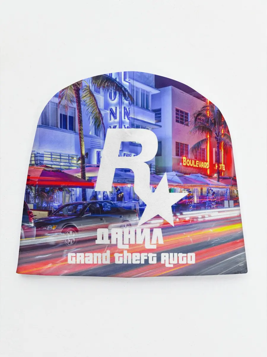 Детская шапка / Данил в стиле GTA