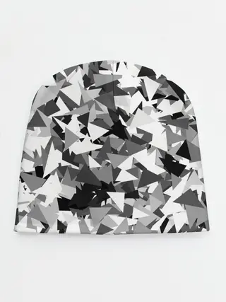 Детская шапка / Городской серый камуфляж