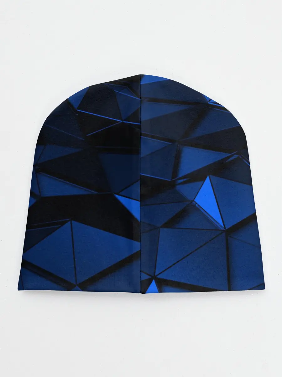 Детская шапка / Blue abstraction collection