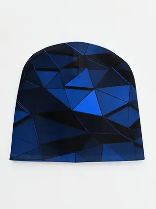 Детская шапка / Blue abstraction collection