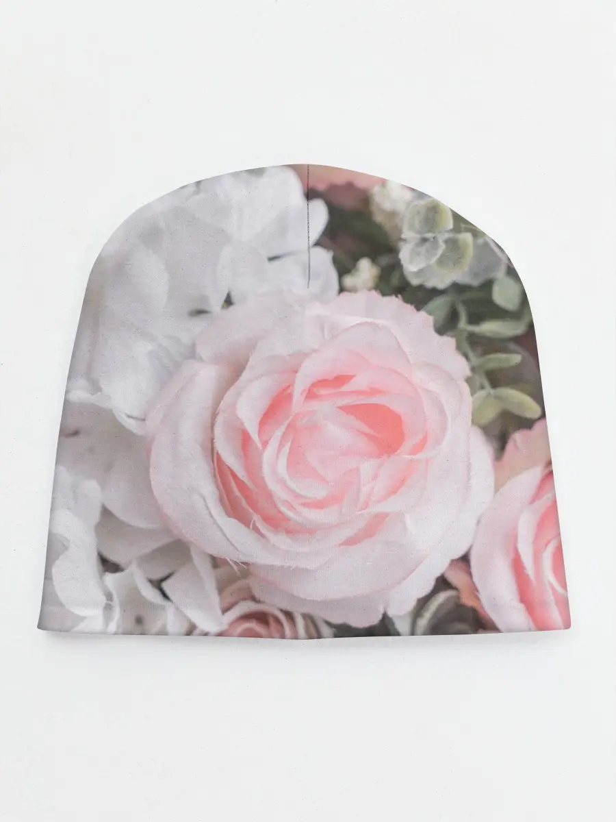 Детская шапка / розы