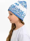 Детская шапка / Россия гжель