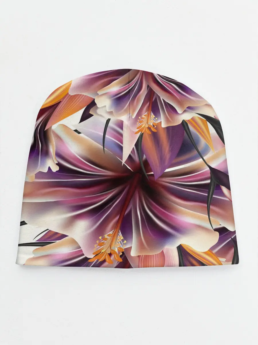 Детская шапка / Необычный цветок