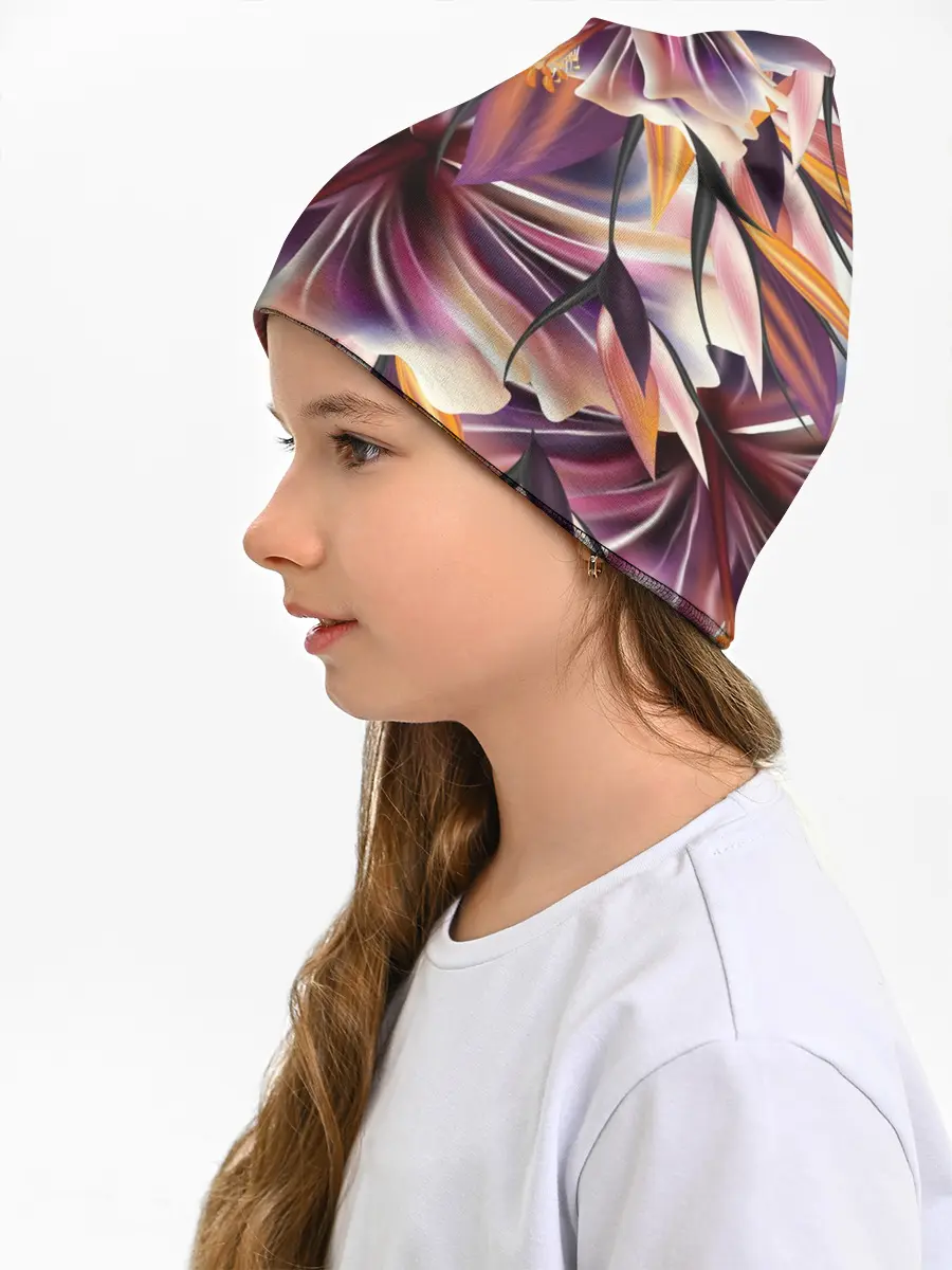 Детская шапка / Необычный цветок