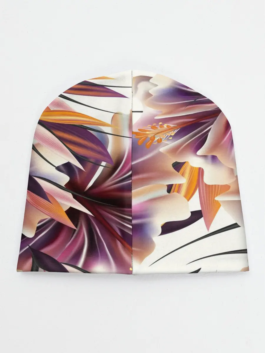 Детская шапка / Необычный цветок