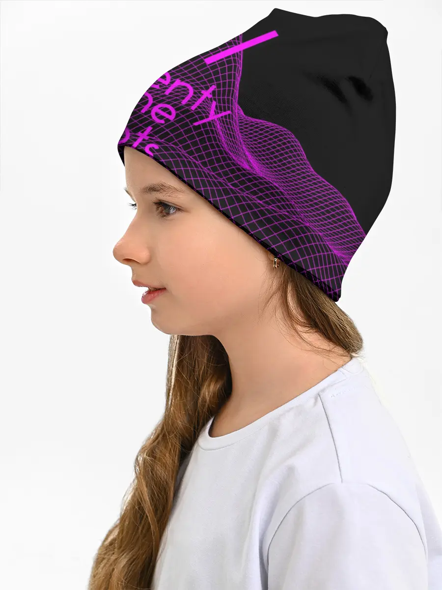 Детская шапка / twenty one pilots neon music