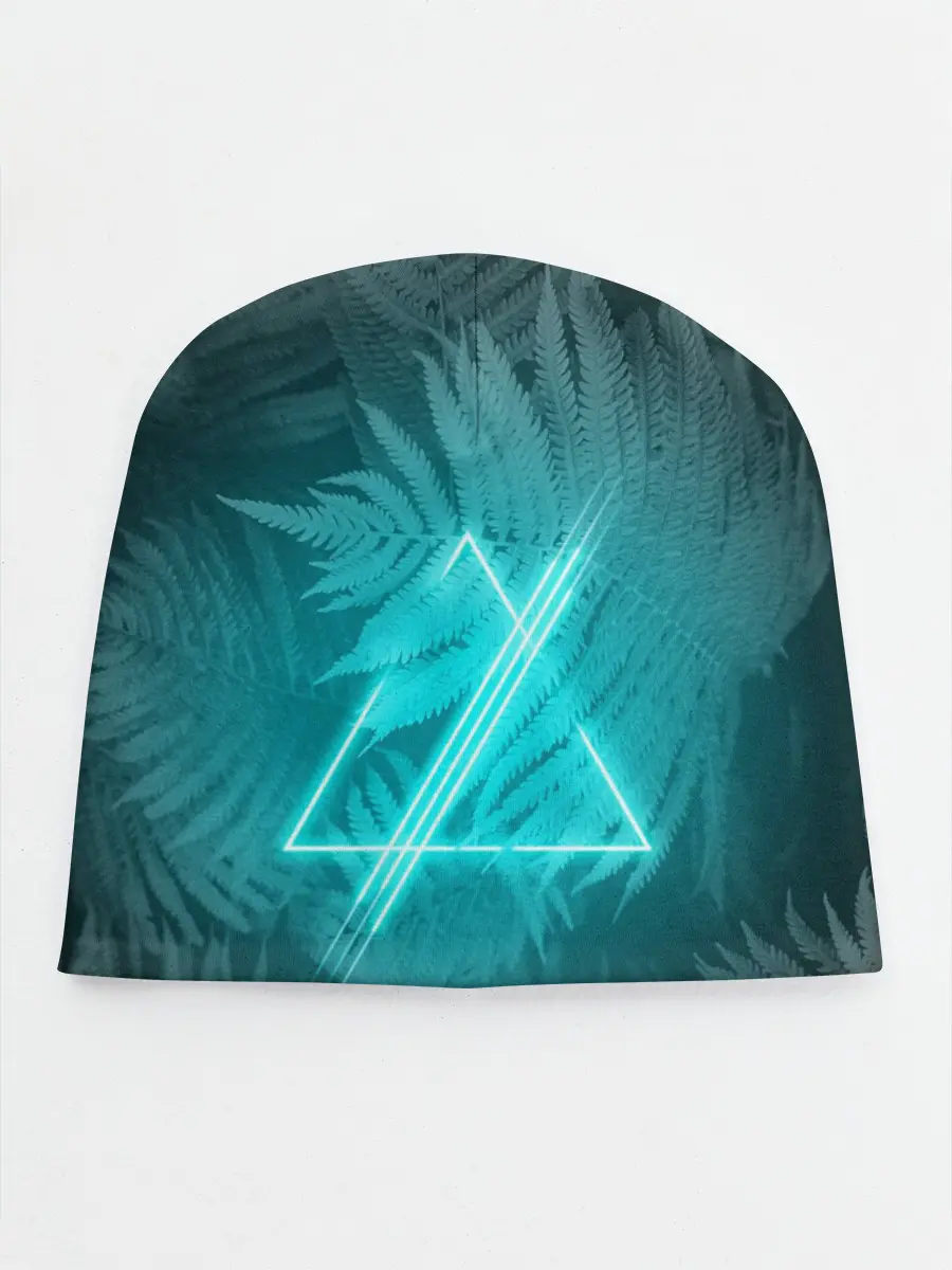 Детская шапка / Neon light blue