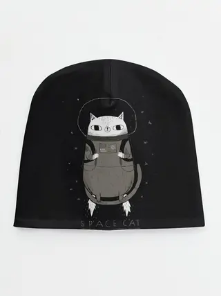 Детская шапка / Кот космонавт
