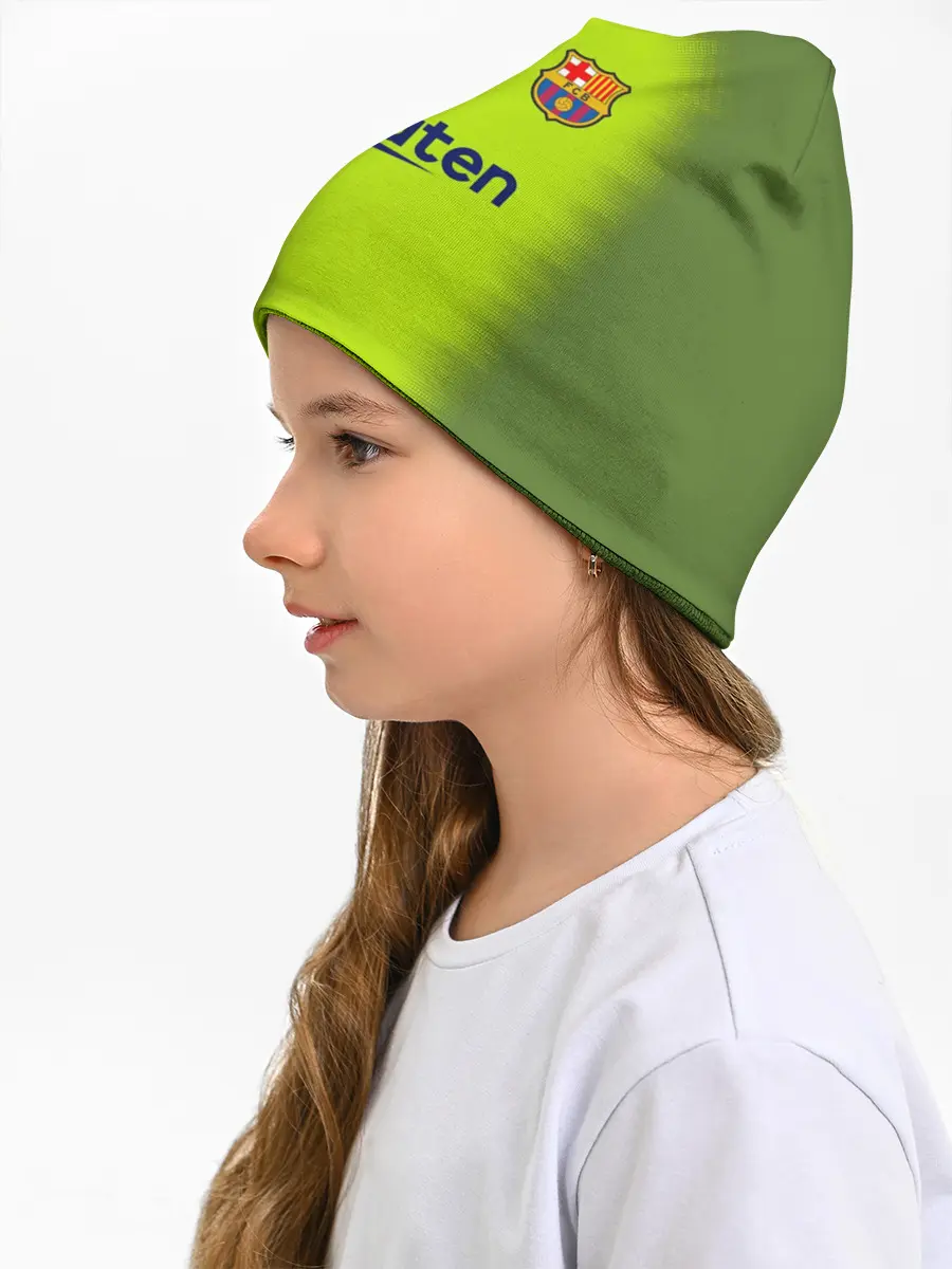 Детская шапка / Месси Форма Новая Away 18/19