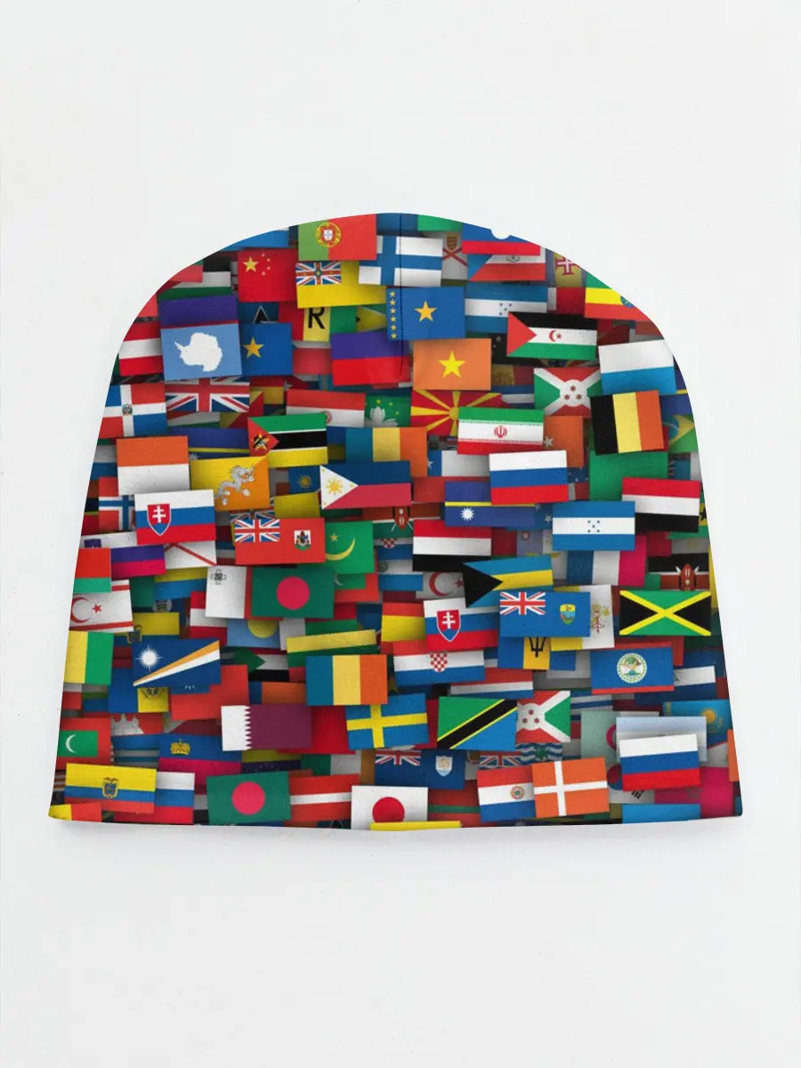 Детская шапка / Флаги всех стран