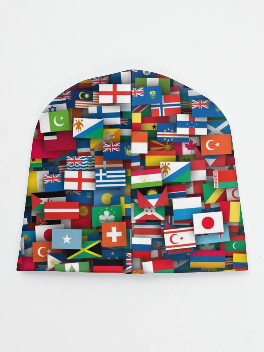 Детская шапка / Флаги всех стран