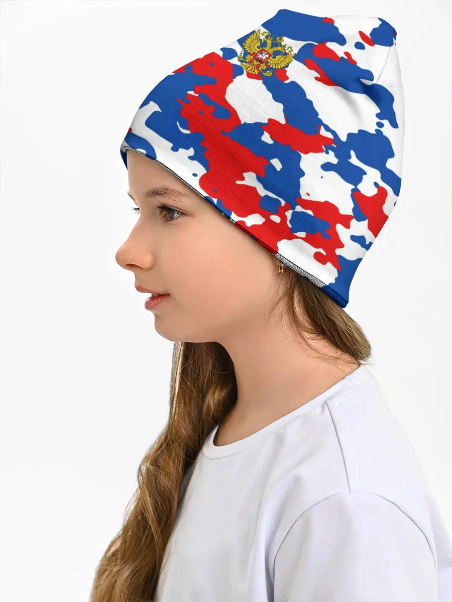 Детская шапка / Герб РФ Милитари