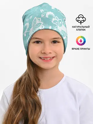 Детская шапка / Кружевные цветы