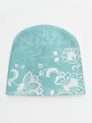 Детская шапка / Кружевные цветы