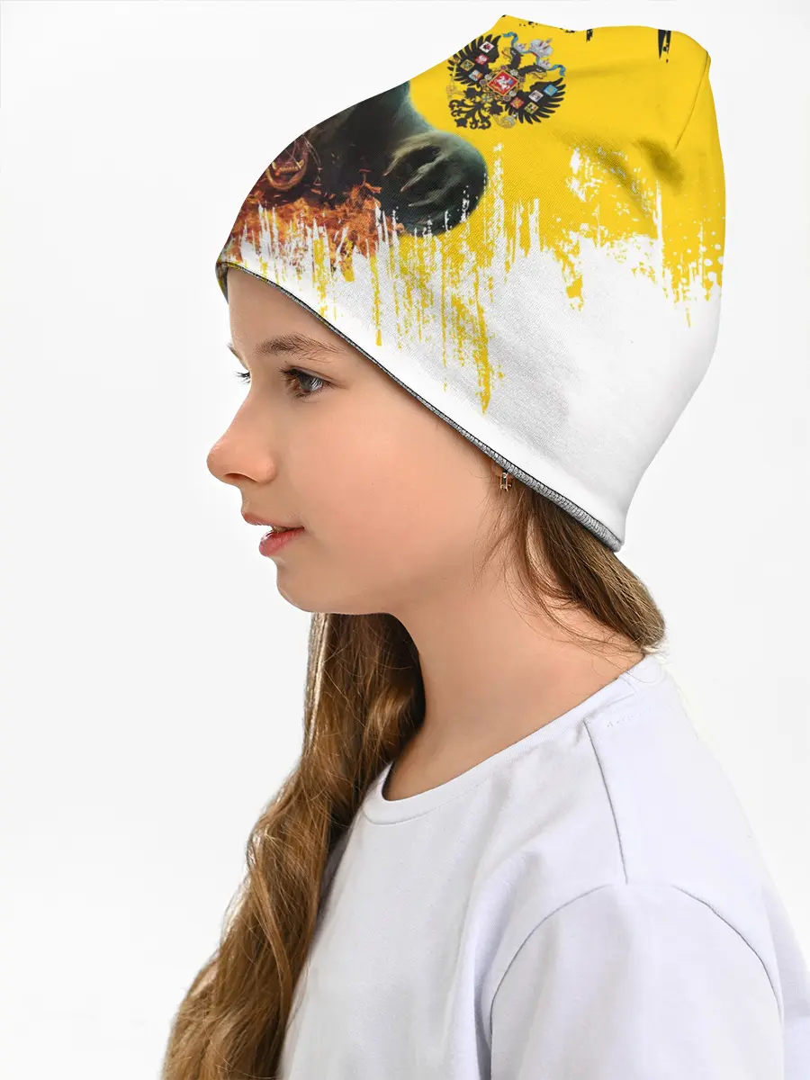 Детская шапка / Имперский флаг и медведь