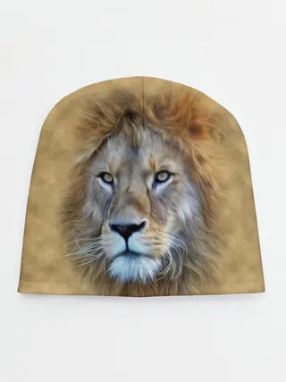 Детская шапка / Лев