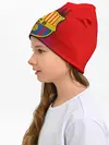 Детская шапка / FC Barcelona color sport