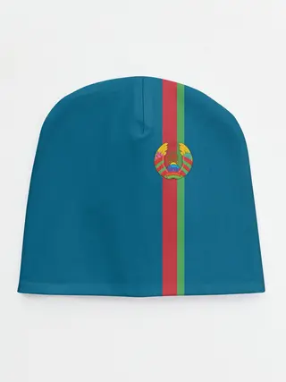 Детская шапка / Белоруссия, лента с гербом