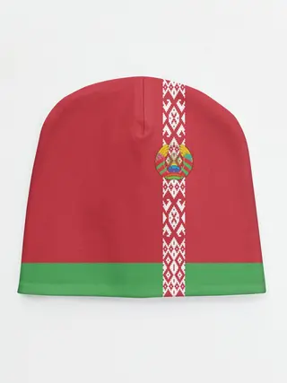 Детская шапка / Белоруссия, лента с гербом