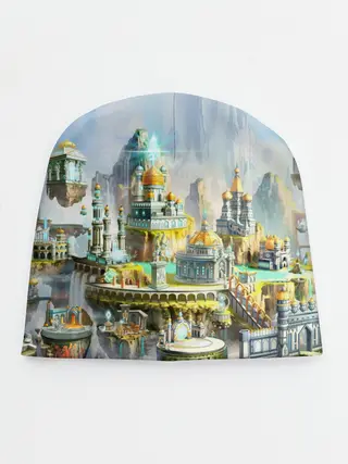 Детская шапка / Город в небе