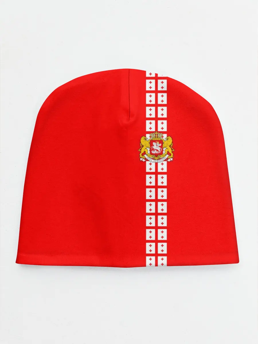 Детская шапка / Грузия, лента с гербом