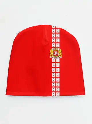 Детская шапка / Грузия, лента с гербом
