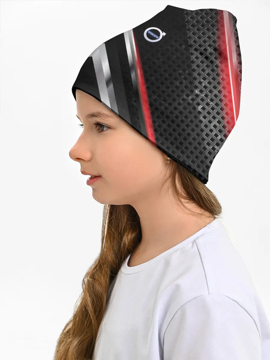 Детская шапка / Volvo abstract line