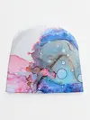 Детская шапка / Акварельные разводы