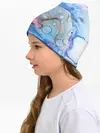 Детская шапка / Акварельные разводы