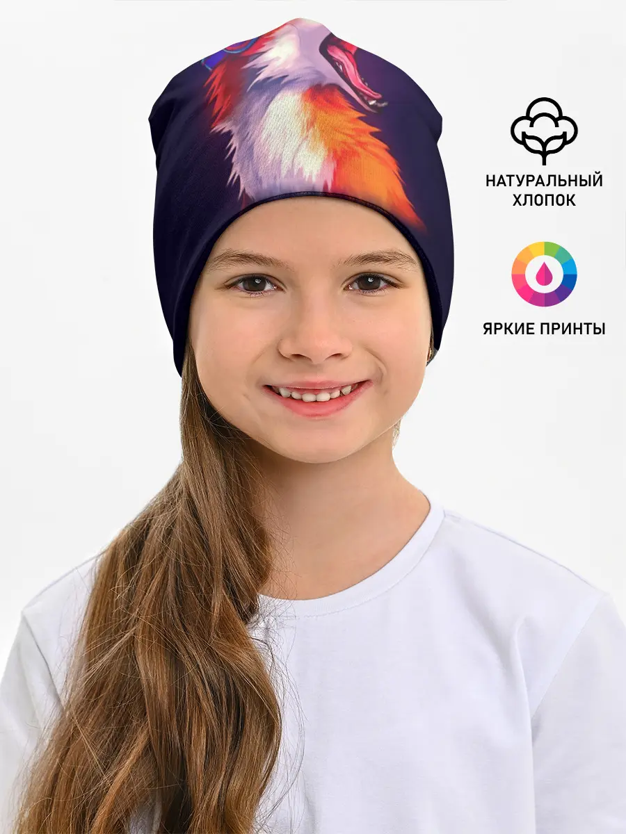 Детская шапка / Лиса