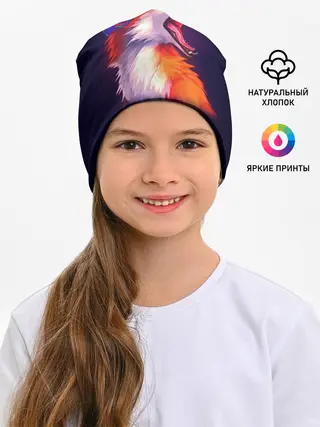 Детская шапка / Лиса