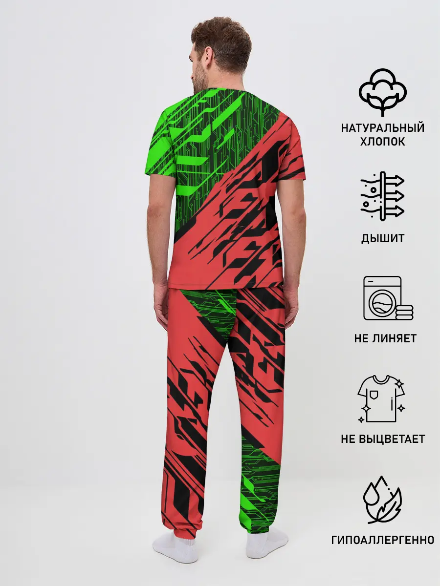 Мужская пижама с брюками / CYBERPUNK 2077