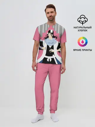 Мужская пижама с брюками / Бякуя Кучики