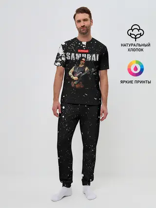 Мужская пижама с брюками / SAMURAI Cyberpunk 2077