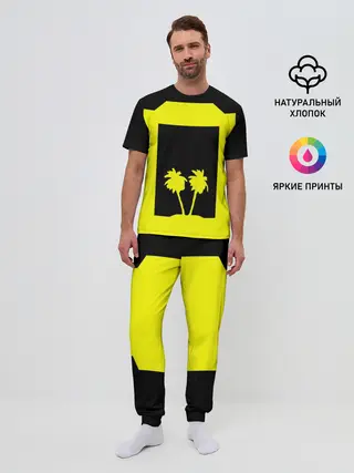 Мужская пижама с брюками / Cyberpunk 2077 nightcity