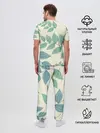 Мужская пижама с брюками / Цветы