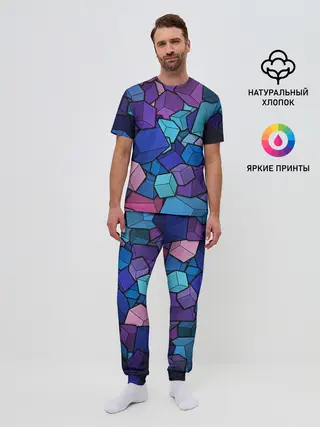 Мужская пижама с брюками / Vector-Shape