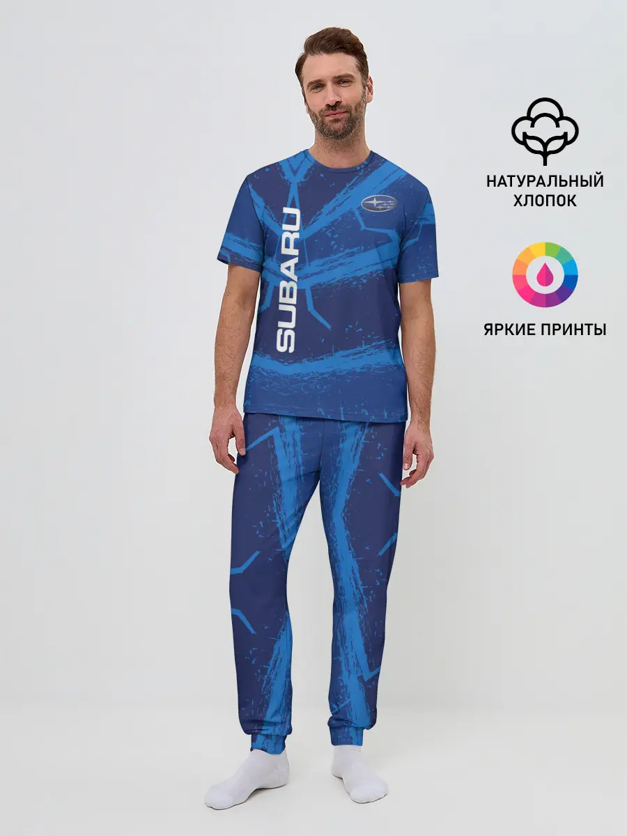 Мужская пижама с брюками / Subaru