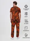 Мужская пижама с брюками / Пламя