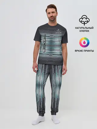 Мужская пижама с брюками / Lexus