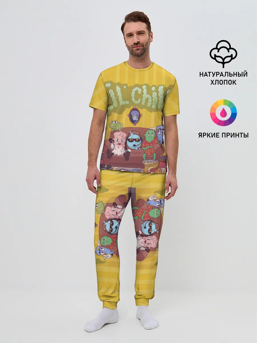 Мужская пижама с брюками / Gone Fludd
