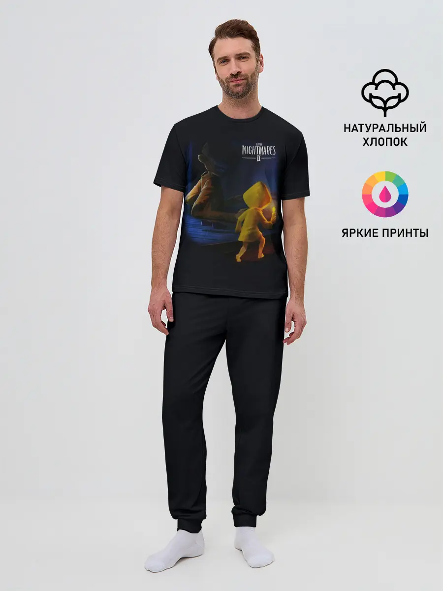 Мужская пижама с брюками / Little Nightmares длиннорукий