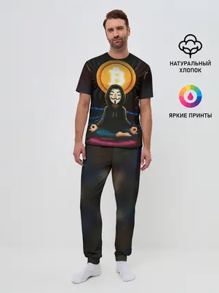 Мужская пижама с брюками / БИТКОИН | BITCOIN